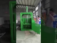Máquina de envasado de papel de desecho de cilindro único