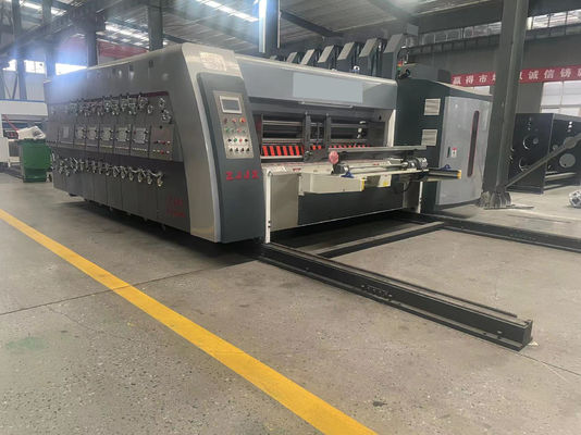 calidad  Flexo Folder Gluer Casemaker with 50-70mm Wall Thickness, ±0.5mm Printing Precision, and Flexo Box Glue System Fábrica