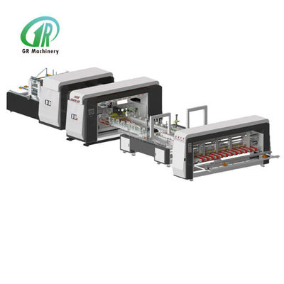 calidad  Automatic Folder Gluer Stitcher 2600 Model PLC Servo Control Fábrica
