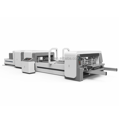 calidad  Advanced Automatic Folder Gluer Stitcher Machinery Multi Function Fábrica