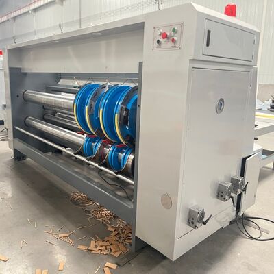 calidad  PLC Control Rotary Slotting Machine With 4 Groups Knives Designed To Improve Slotting Accuracy And Operational Efficiency Fábrica