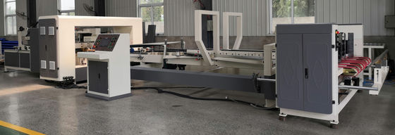 Calidad  Durable Automatic Folder Gluer Stitcher with PLC Control and 3 Year Warranty for Stable 200m/min Corrugated Box Production Fábrica