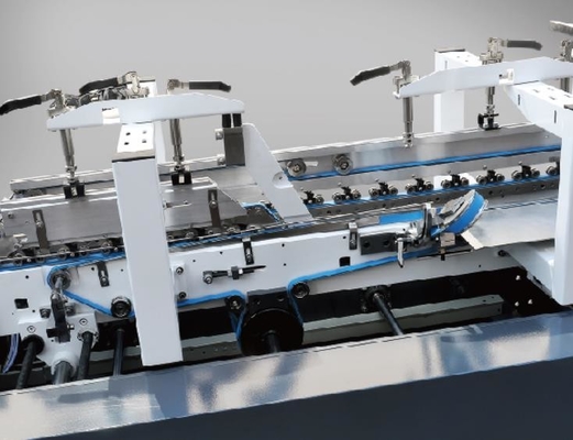 Plegamiento acanalado automático del cartón de la caja y máquina del pegado para la industria de impresión de empaquetado