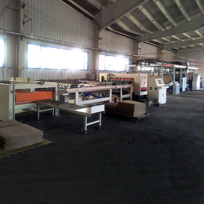 La máquina semi automática del corrugación de la hoja de 2 capas acanaló el rollo anterior