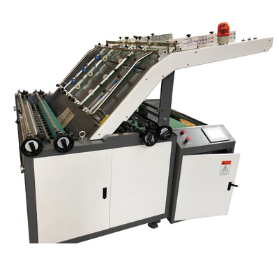 Máquina que lamina de la flauta acanalada semi automática de la caja