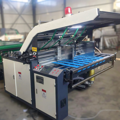 Máquina que lamina de la flauta acanalada semi automática de la caja
