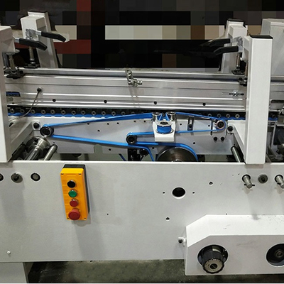 Plegado en abanico de la máquina de Gluer de la carpeta del cartón y máquina automáticos de alta velocidad del pegado