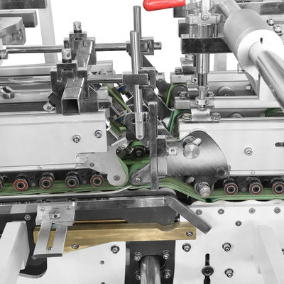 Plegado en abanico de la máquina de Gluer de la carpeta del cartón y máquina automáticos de alta velocidad del pegado