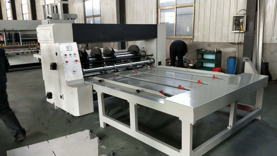 Máquina rotatoria acanalada semi automática de Slotter para arrugar del cartón
