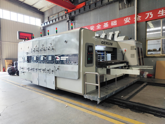 Velocidad acanalada de la impresora de Flexo del cartón de la anchura de SC1630 3000m m
