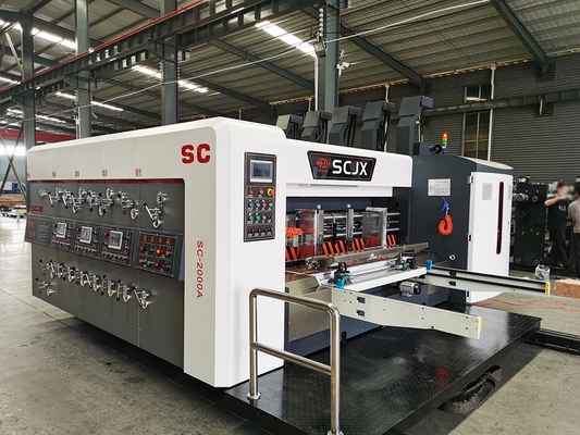 El ranurar y el dado Cuting de la impresión de la marca SC1628 Flexo de Gerun trabajan a máquina alta estabilidad
