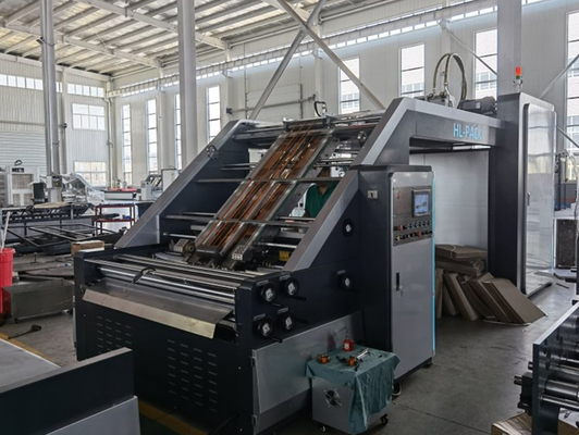 Velocidad del laminador de la flauta de la pantalla táctil Hl1300 por completo automática