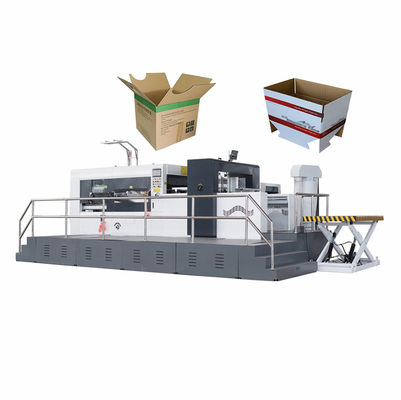 Máquina de corte de cartón corrugado con espesor de corte de 1-10 mm, control PLC y velocidad de 4600 hojas / h