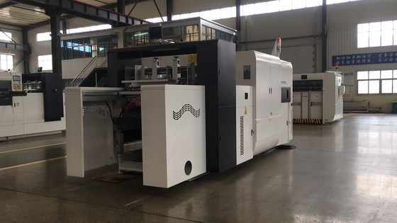 0-80 máquina que arruga de Min Auto Die Cutting And de los pedazos con el alimentador MY1500 del borde de ataque