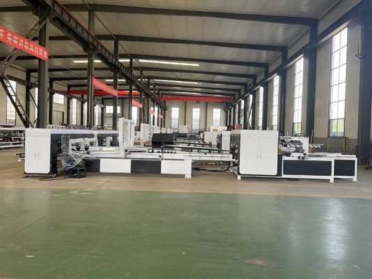 Máquina encoladora de carpetas de cajas automáticas corrugadas para cajas de cartón