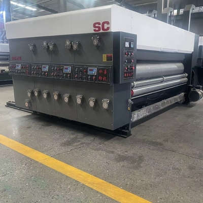 El ranurar acanalado automático del alimentador de Eage de la ventaja de la impresora de Flexo del cartón