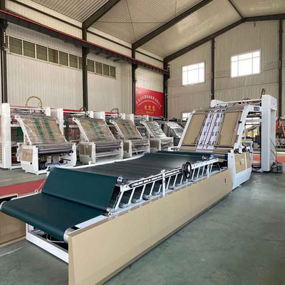 Pegamento acanalado de la hoja que pega la máquina 6m m Max Lamination Thickness