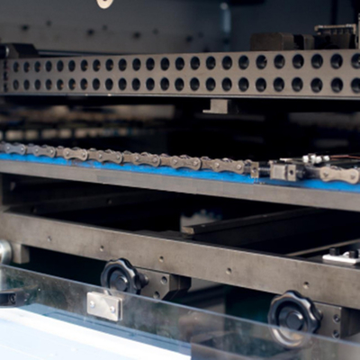 Tipo plano que arruga automático de la máquina que corta con tintas del cartón acanalado presionado