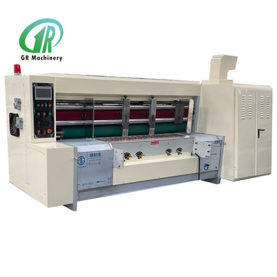 Máquina que corta con tintas rotatoria automática del cartón corrugado con ranurar