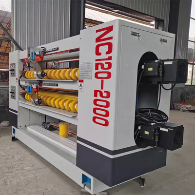 El cortador modelo de 1800 Double NC acanaló la cadena de producción de la cartulina