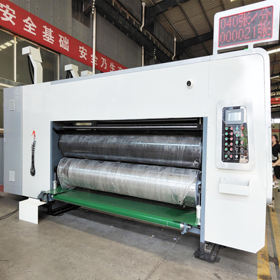 Alimentador automático Flexo de Eage de la ventaja que imprime la máquina que corta con tintas con ranurar el cuchillo