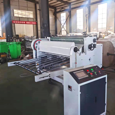 Cadena de producción automatizada de la cartulina acanalada cortador del cartón 1600m m