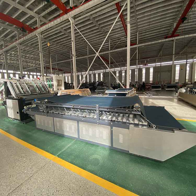 lado semi automático servo de la máquina 6kw del laminador de la flauta de 1600m m el solo acanaló