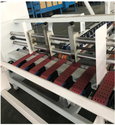 Máquina de costura de caja corrugada totalmente automática de alta velocidad para cartón de papel