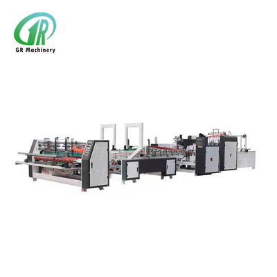 Máquina de costura de caja corrugada totalmente automática de alta velocidad para cartón de papel