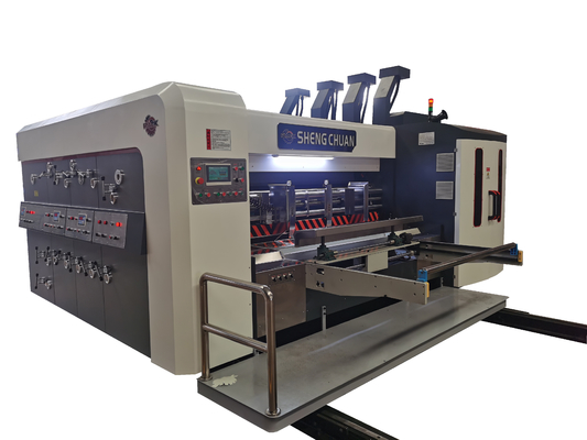 Máquina de corte de matrices de impresión flexible resistente para la producción de cajas de cartón