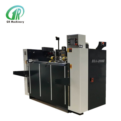 Máquina de enclavación de costura industrial del cartón acanalado de gran tamaño doble semi automático del pedazo