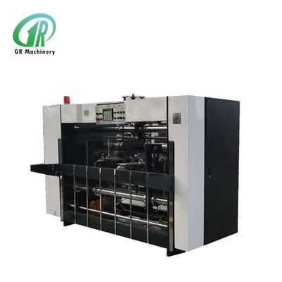 Control doble de costura del PLC del motor servo de la máquina de la caja semi automática del cartón