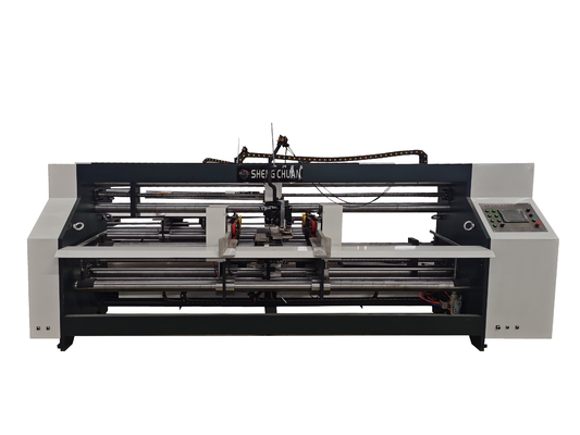 El doble de costura del cartón acanalado de gran tamaño semi automático cubre la enclavación de la máquina