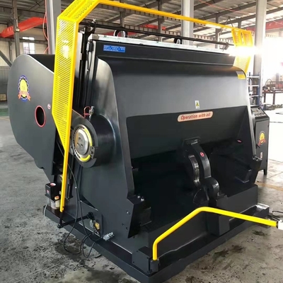 Máquina que arruga de la cartulina acanalada del manual de la máquina del cartón de 1400 series del ml que corta con tintas