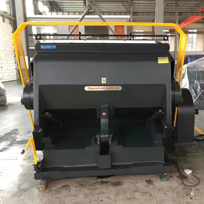 Máquina que arruga de la cartulina acanalada del manual de la máquina del cartón de 1400 series del ml que corta con tintas