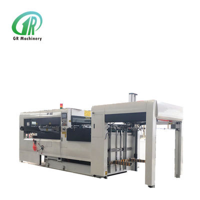 Máquina troqueladora de cartón corrugado de 960 mm de ancho de corte con control PLC para láminas de cartón de 1-10 mm de espesor