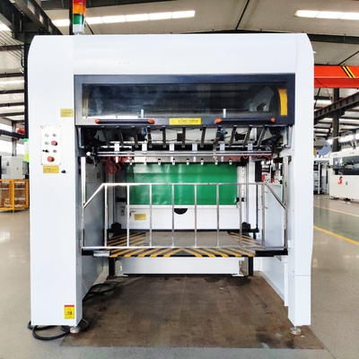 La caja acanalada del cartón de la máquina que arruga y que corta con tintas muere cortador