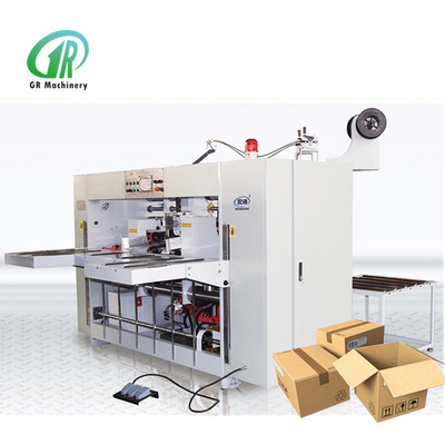 Equipo que convierte acanalado semi automático para la fabricación de cajas Gerun
