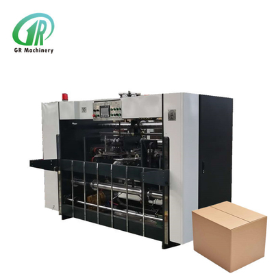 Máquina de costura semi auto acanalada de la grapadora de la caja de la cartulina
