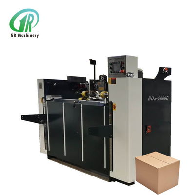 Máquina de fabricación de cartón automática del cartón 6HP del negocio de alta velocidad de la fabricación de cajas