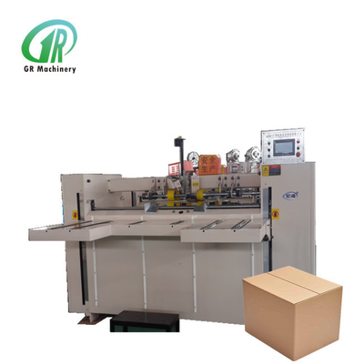 6HP Semiauto acanaló la máquina de costura de la caja del cartón 400 pedazos por minuto