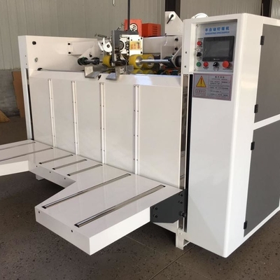 Semiauto acanaló la cartulina que hacía máquina la caja acanalada máquina automática