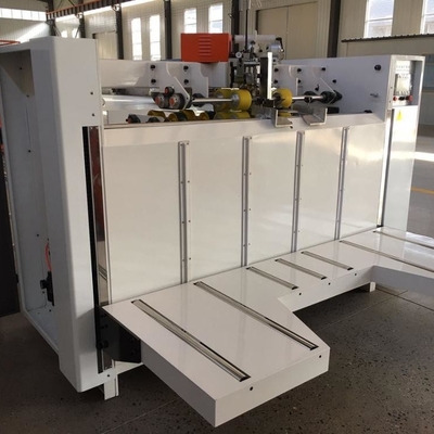 Semiauto acanaló la cartulina que hacía máquina la caja acanalada máquina automática