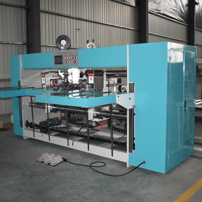 Mano acanalada de costura de la máquina segunda de la caja de la máquina de la caja del cartón del OEM