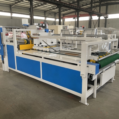 Máquina de plegado y pegado de cartón semiautomática estable modelo 2800