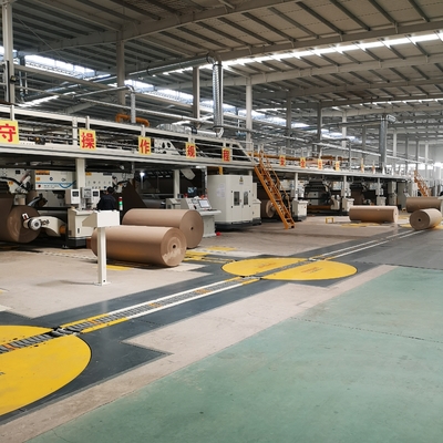 Máquina de papel los 60mx10mx4m del Facer doble de la producción de la cartulina acanalada