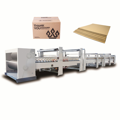 Cadena de producción automática de cartón corrugado para fabricación de cajas máquina 380v 50hz