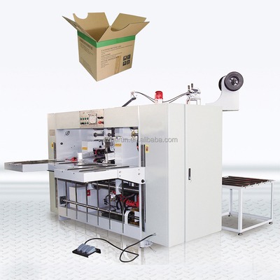 Bajo consumo de energía de cadena de la alta capacidad de la máquina de coser de la caja del cartón
