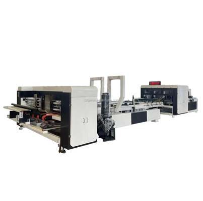 Máquina de pegado de cartón de control preciso Equipo de distribución industrial profesional