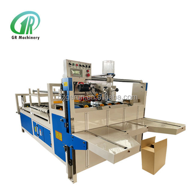 Caja del cartón de la cartulina acanalada de la alta precisión que forma el pegado plegable haciendo control automatizado máquina